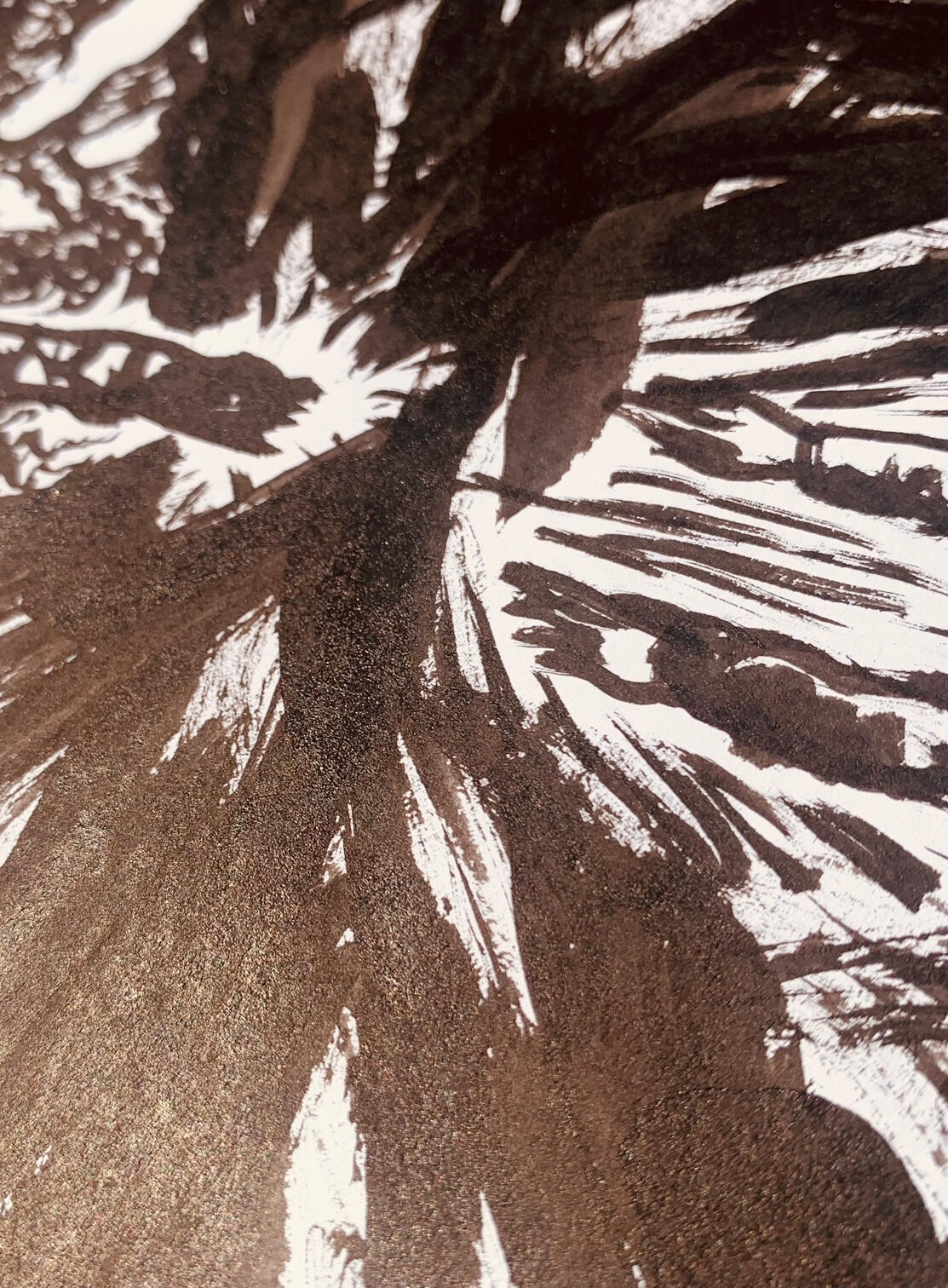 Diwa art therapy - ink painting on paper.